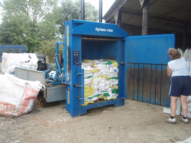 On-site waste compactor